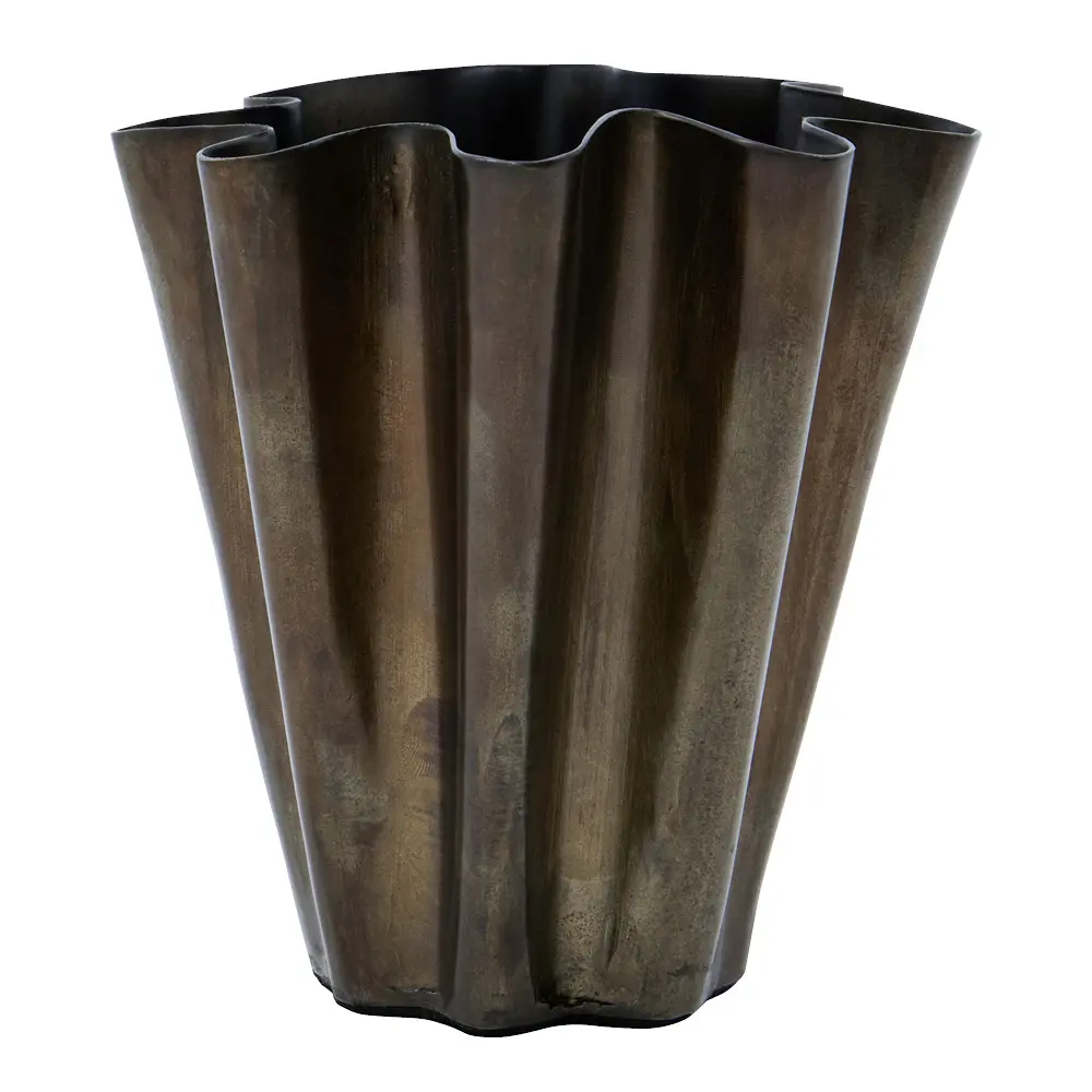 Flood Maljakko 12,5 cm Ruskea