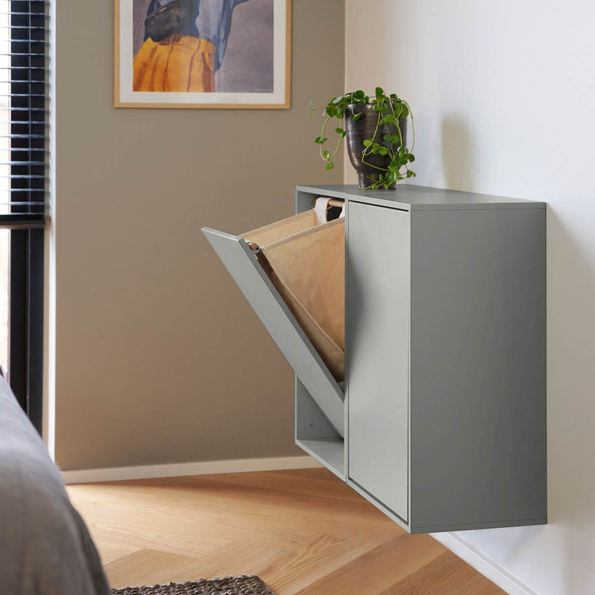 ReCollector Laundry Boks Pyykkikori 30x43x70 cm Iron Blue