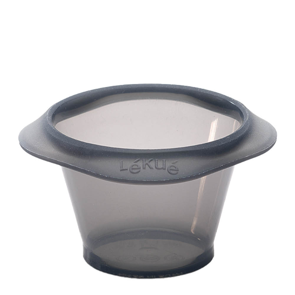 Lékué Silikonformar för Lava Cake 6-pack svart