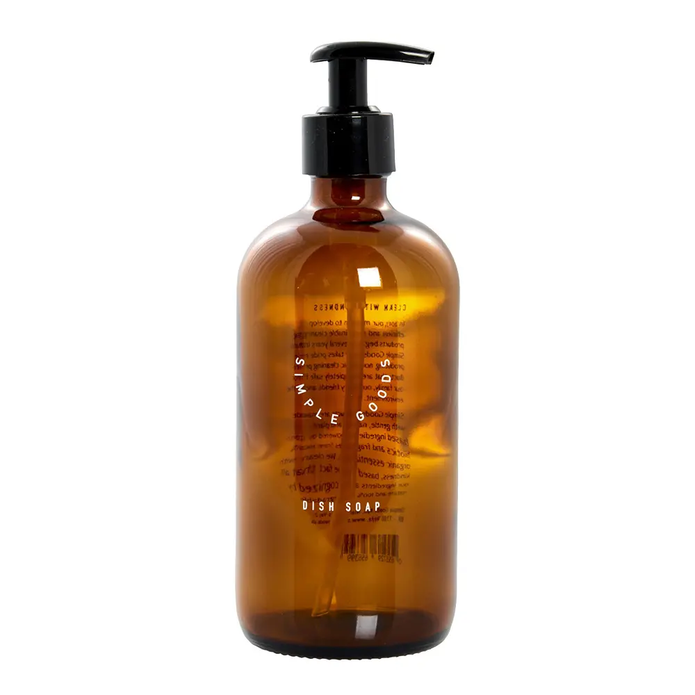 Empty Glass Bottle Saippuapumppu 500 ml Dish Soap