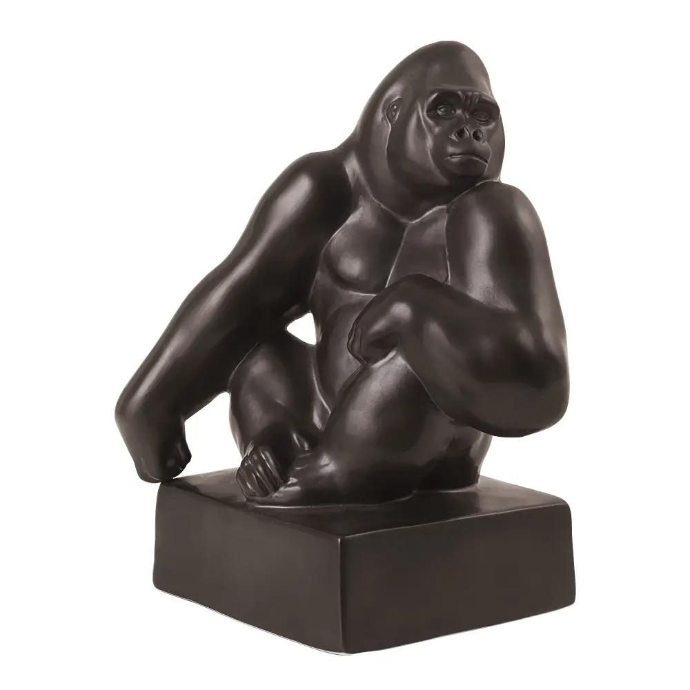 Gorilla Veistos Grafit 20,5 cm
