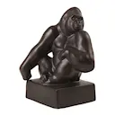 Figurines Sittande Gorilla 20,5 cm grafit