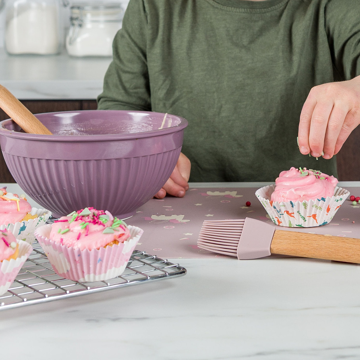 Modern House Chic kids muffinsform 40-pack enhörning