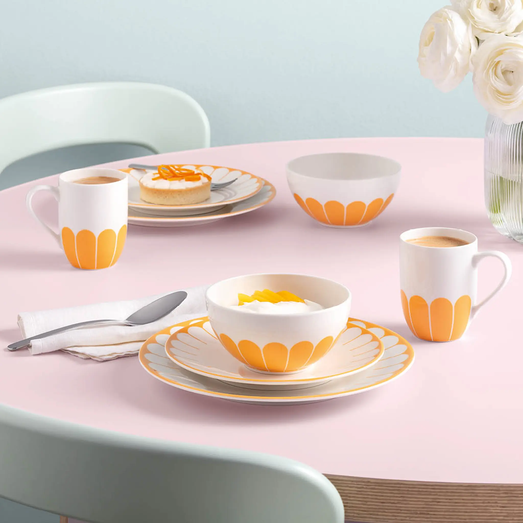 Villeroy & Boch Fleur soleil skål 14 cm 43 cl gul