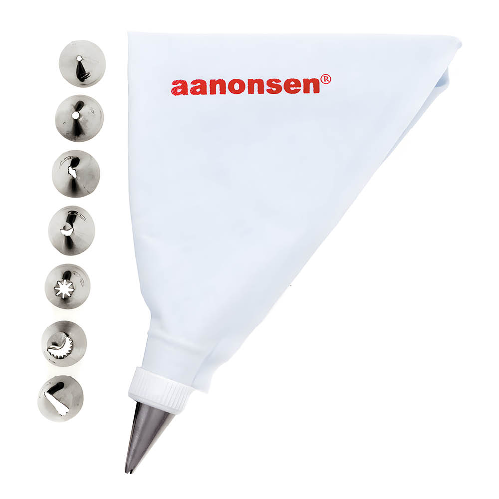 Aanonsen Krempose m/8 ståltuter 35 cm lerettspose
