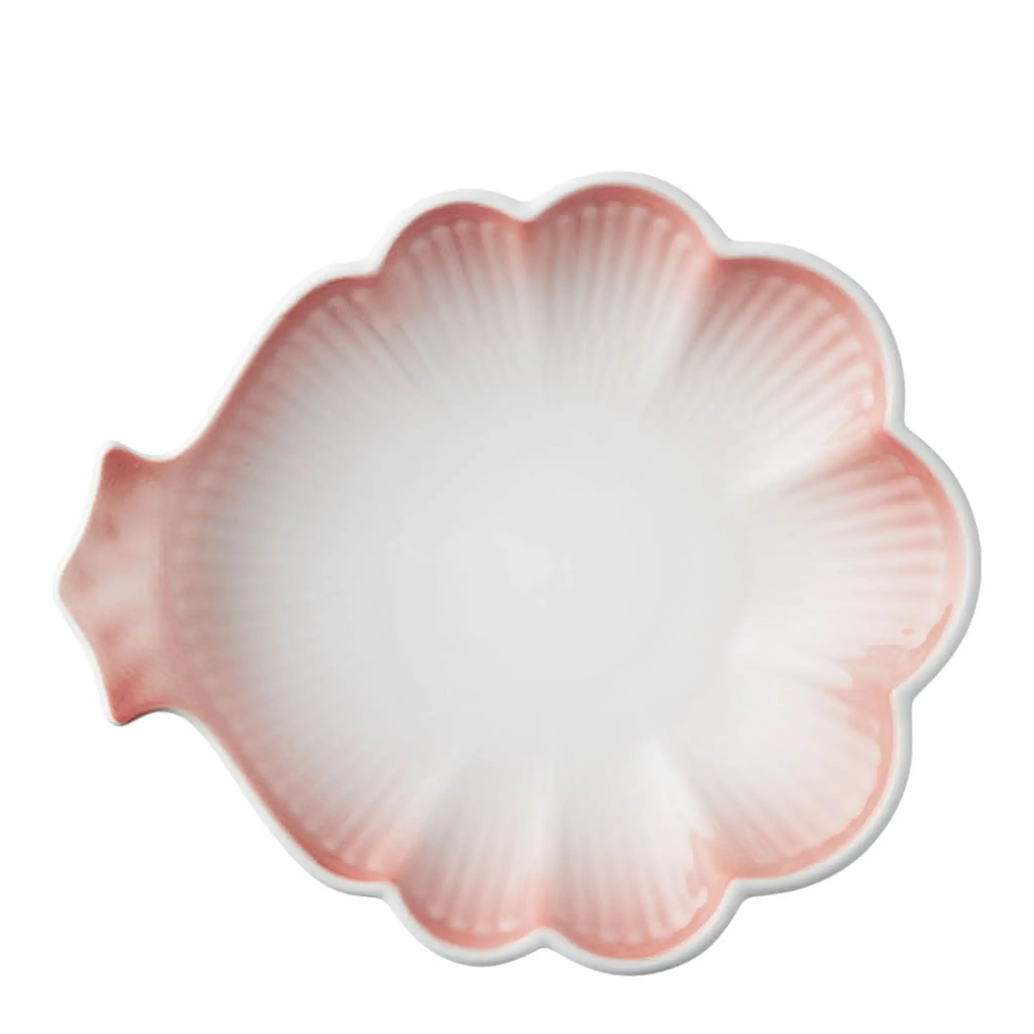 Royal Copenhagen Iris blomsterformet asjett 16 cm korall