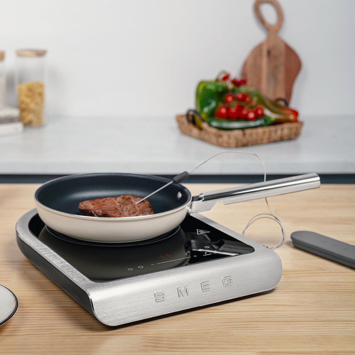 Smeg Collezione induksjonsplate 2100W PIC01 svart matt