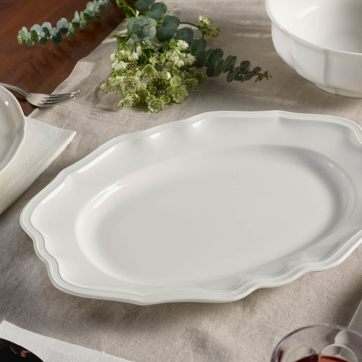 Villeroy & Boch Manoir Fat oval 37 cm Vit