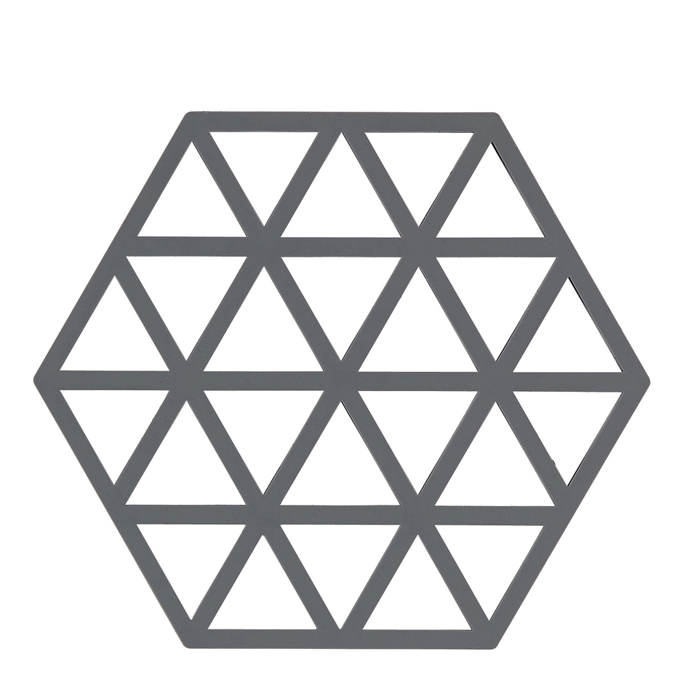 Zone Denmark - Triangles Pannunalunen Silikoni 16 cm Harmaa