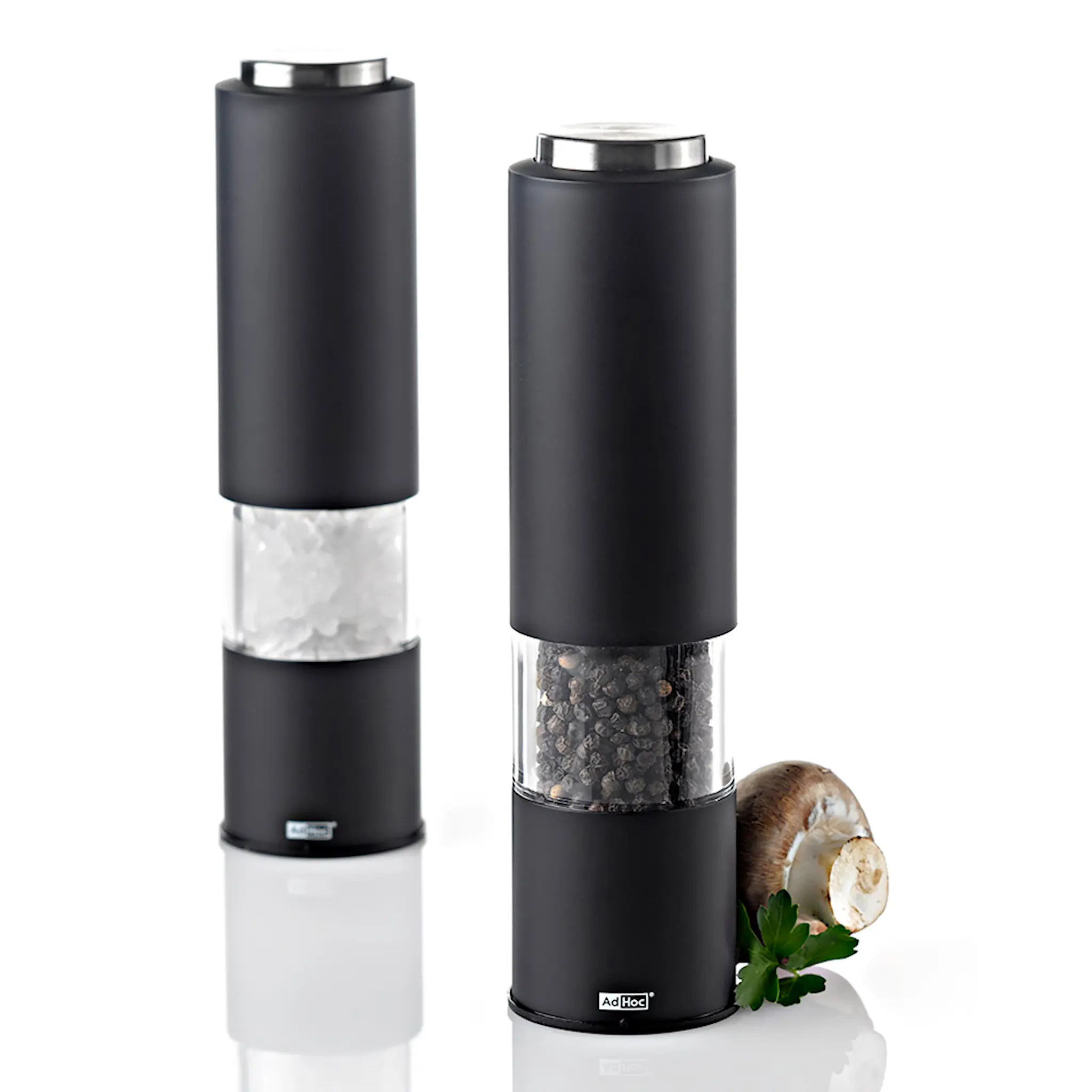AdHoc Krydderkvern med LED lys svart
