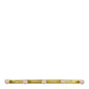 Ball kroklist 35 cm mässing/rosa