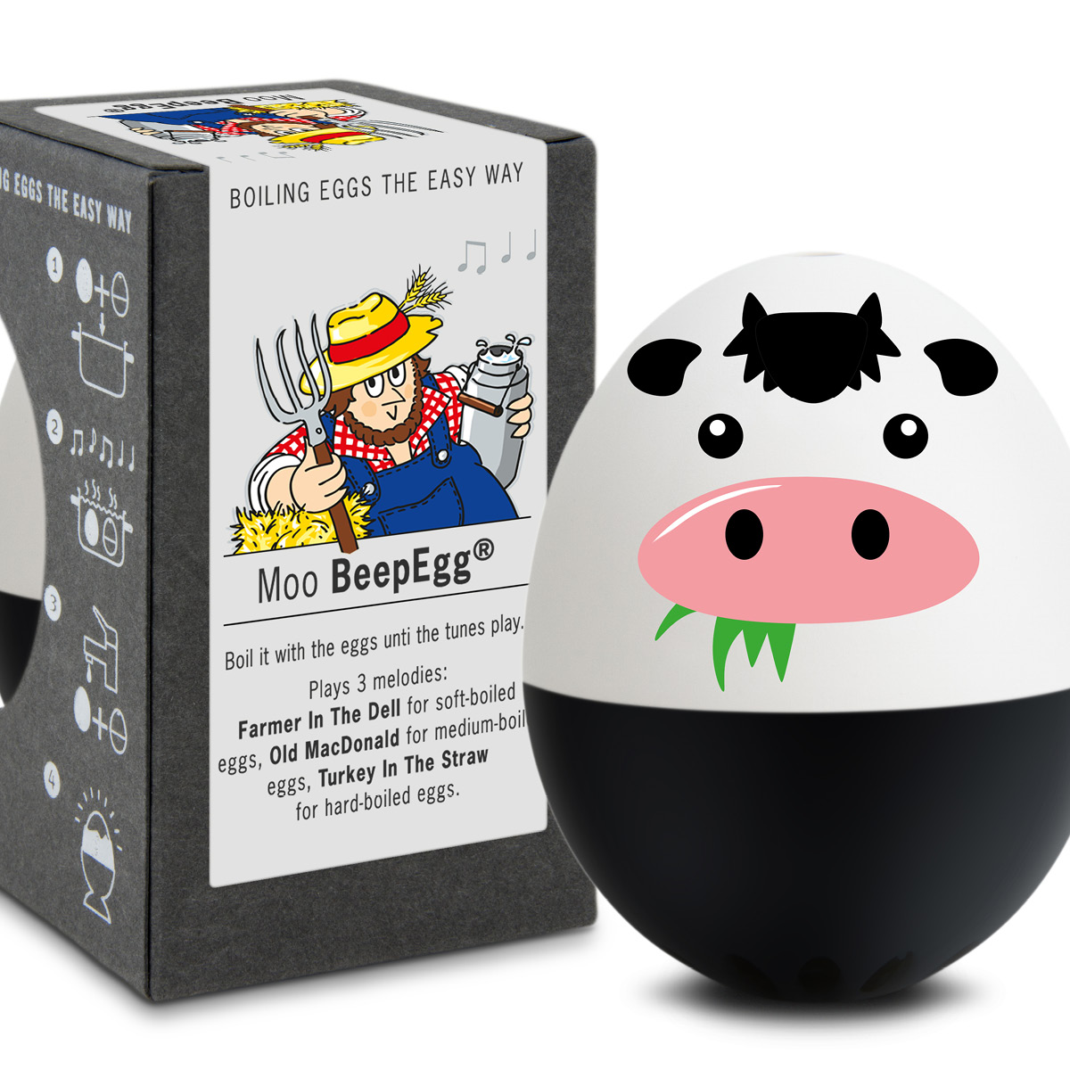 Brainstream BeepEgg Barnyard Äggklocka Moo