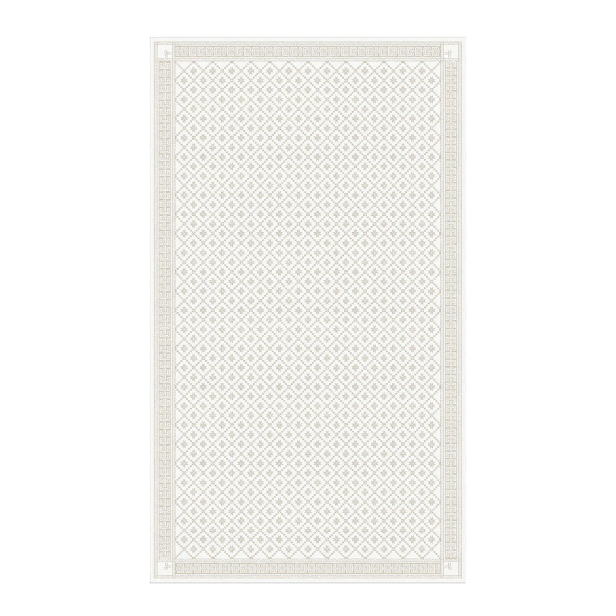 Ekelund Åttebladrose bordsuk 150X200 cm beige