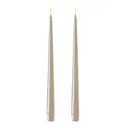 Middagsljus Led 28 cm 2-pack Sand