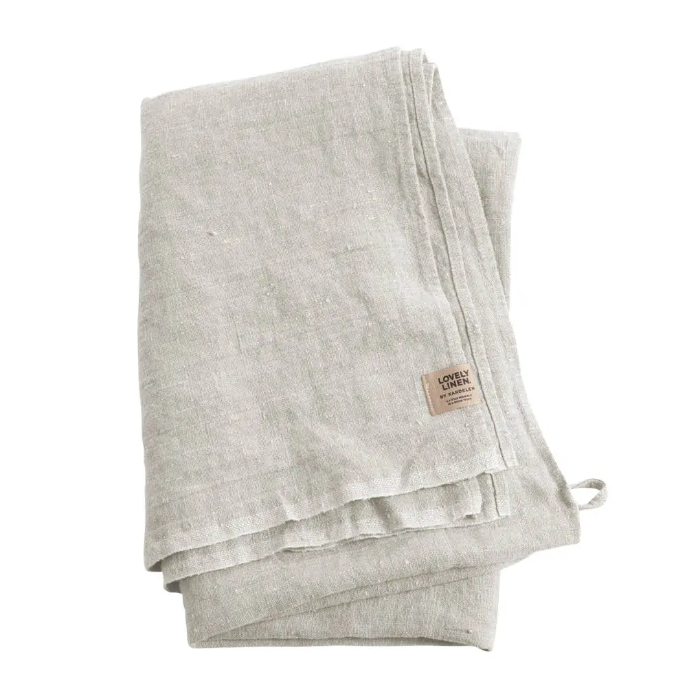 Lovely Hamam badehåndkle lin 90x145 cm Light Grey