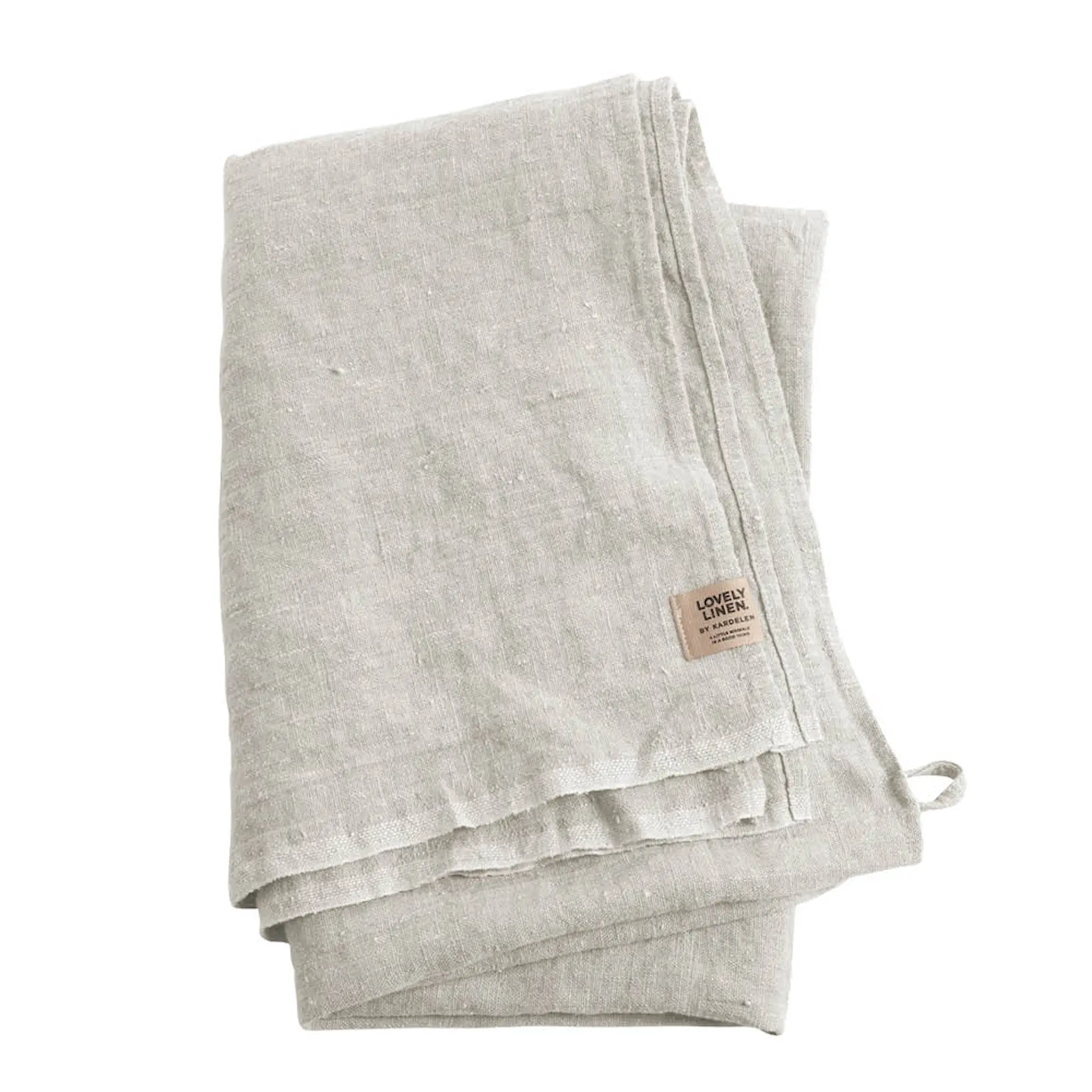 Lovely Linen Lovely Hamam badehåndkle lin 90x145 cm Light Grey