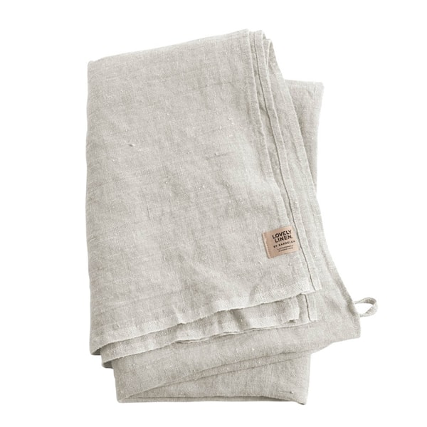 Lovely Hamam badhandduk linne 90x145 cm Light Grey