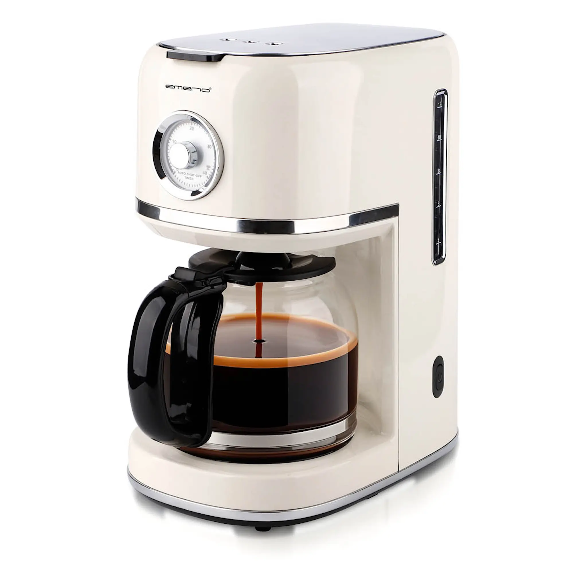 EMERIO Retro Kahvinkeitin 1,5 L Beige