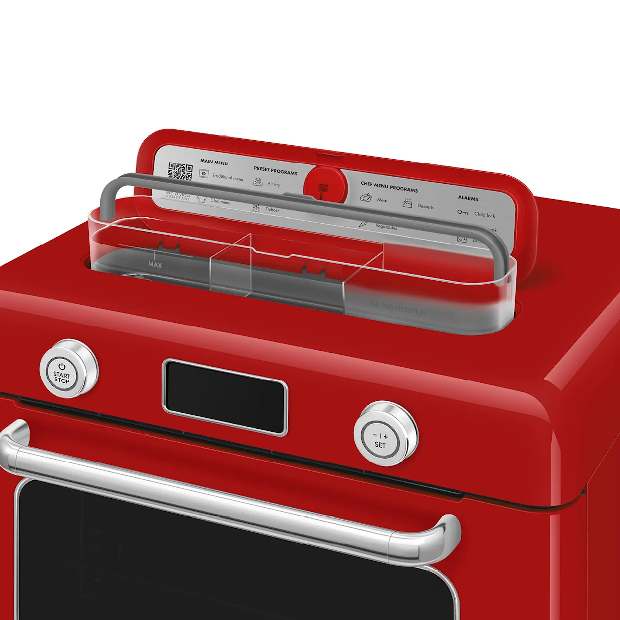 Smeg Smeg fristående ångugn COF01 röd