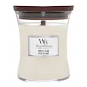 Hourglass doftljus medium white teak