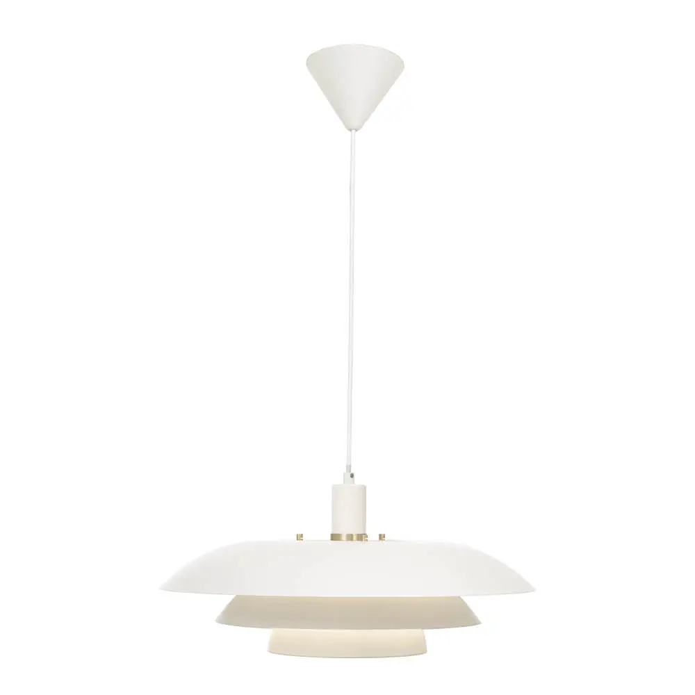 Epsilon taklampe 45 cm hvit