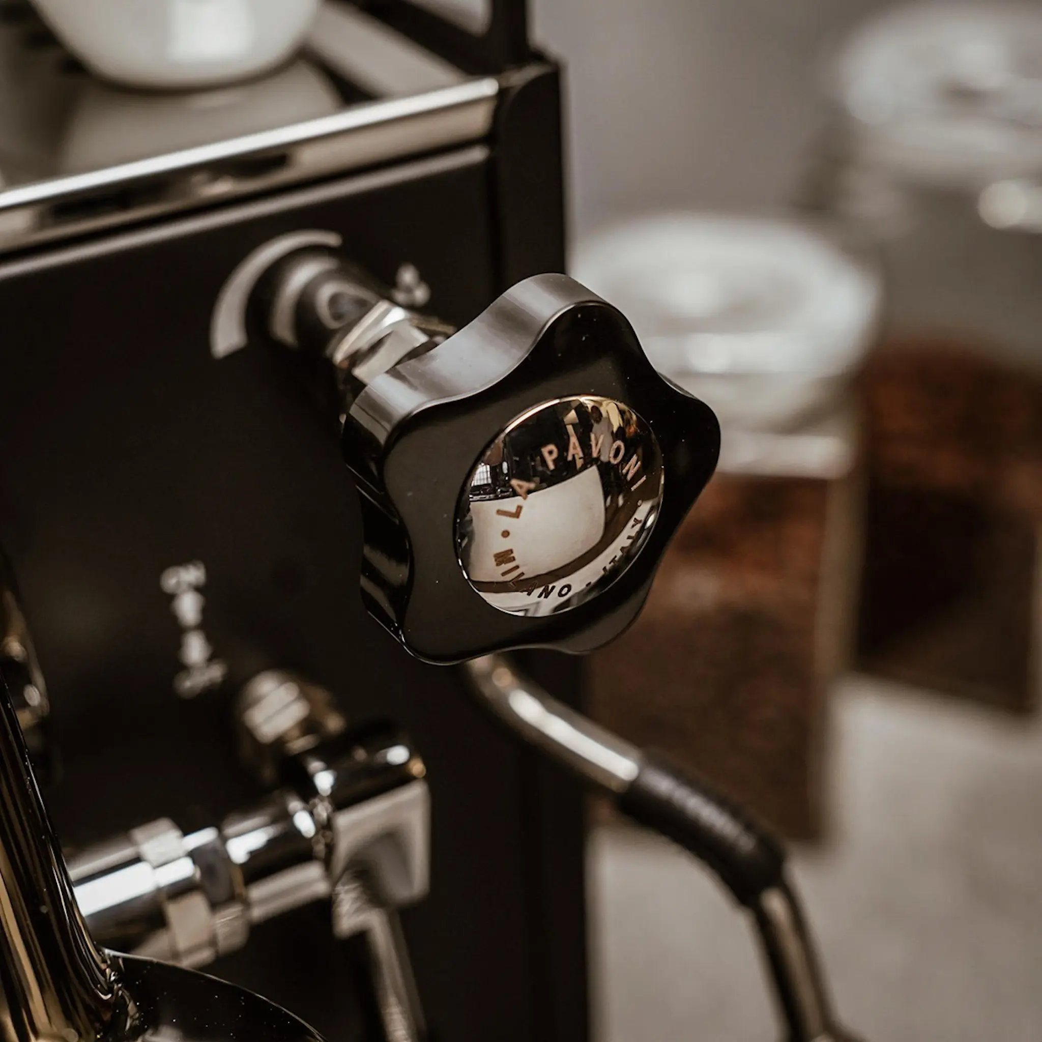 La Pavoni New Cellini Classic Nera Semiproffessionell Manuell Kaffemaskin Svart