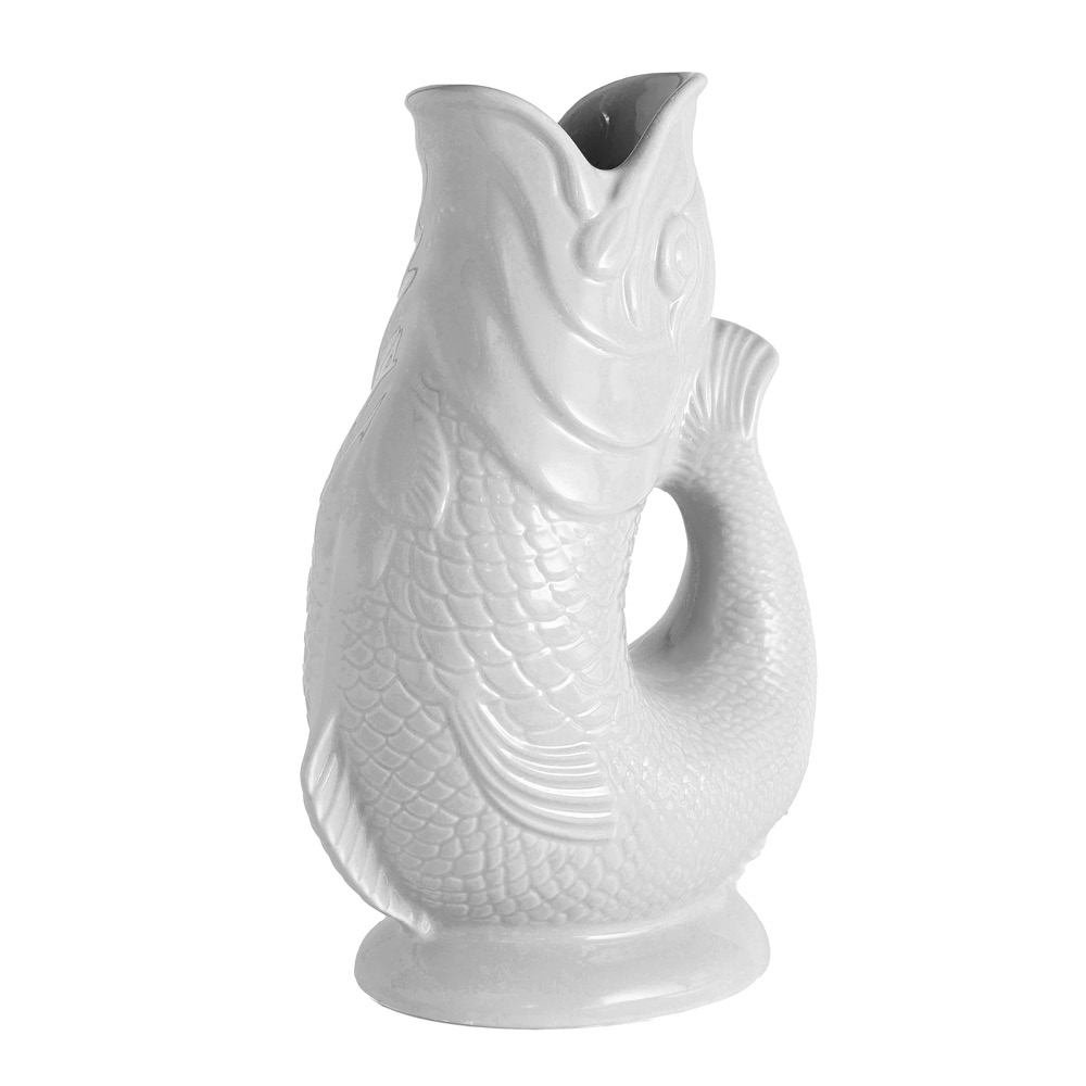 Wade - Fish Jug Kannu 1,2 L Valkoinen
