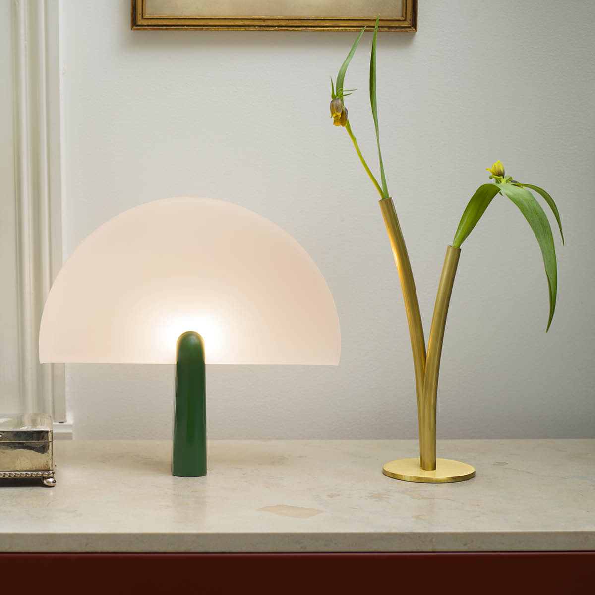 Klong Skott vase 2-delt liten messing