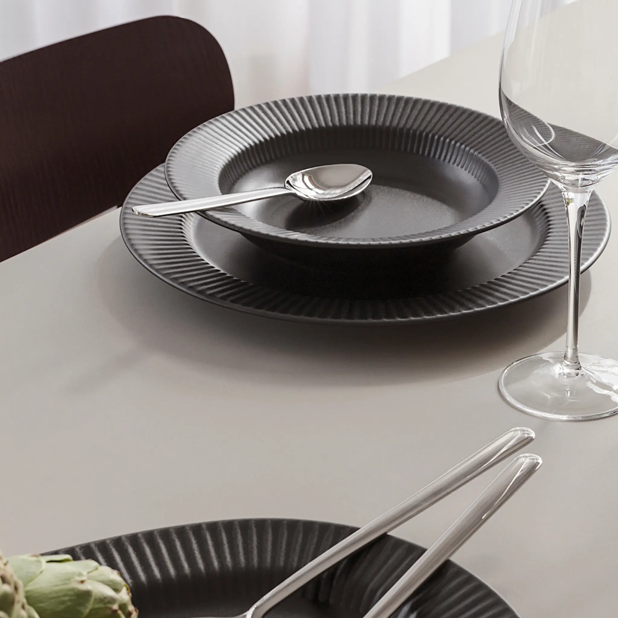 Eva Trio Legio Nova tallrik 25 cm svart