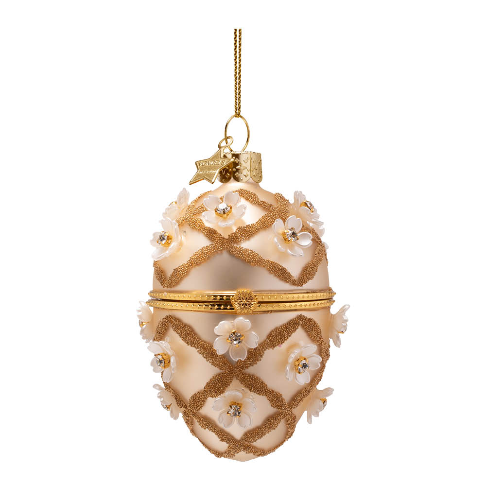 Vondels The Influencer Edition Riippukoriste pääsiäismuna 10,5 cm Viininpunainen