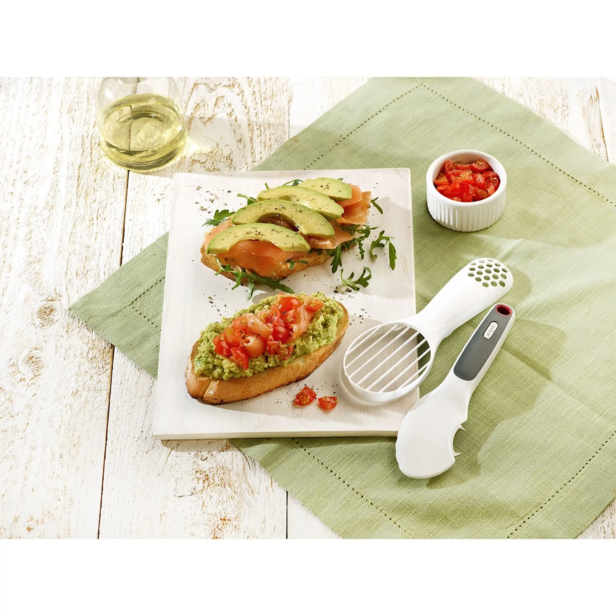Zyliss Tool Avocadoskalare 4I1 Vit/Grå