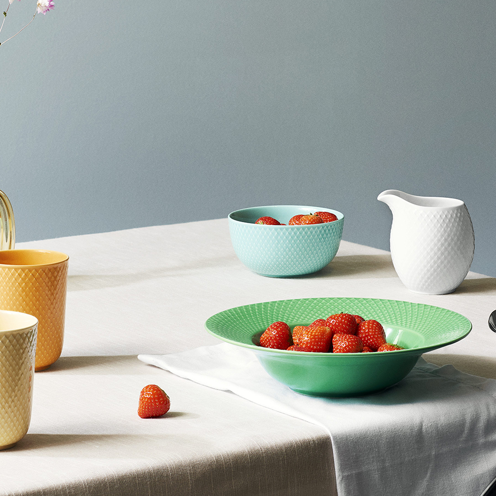 Lyngby Porcelæn Rhombe Color Kulho 13 cm Aqua
