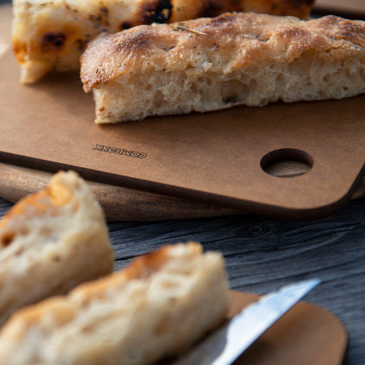 Combekk Skärbräda 3-pack brun