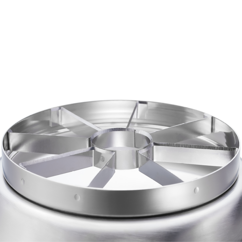 Gefu Parti äppeldelare 18 cm borstat stål