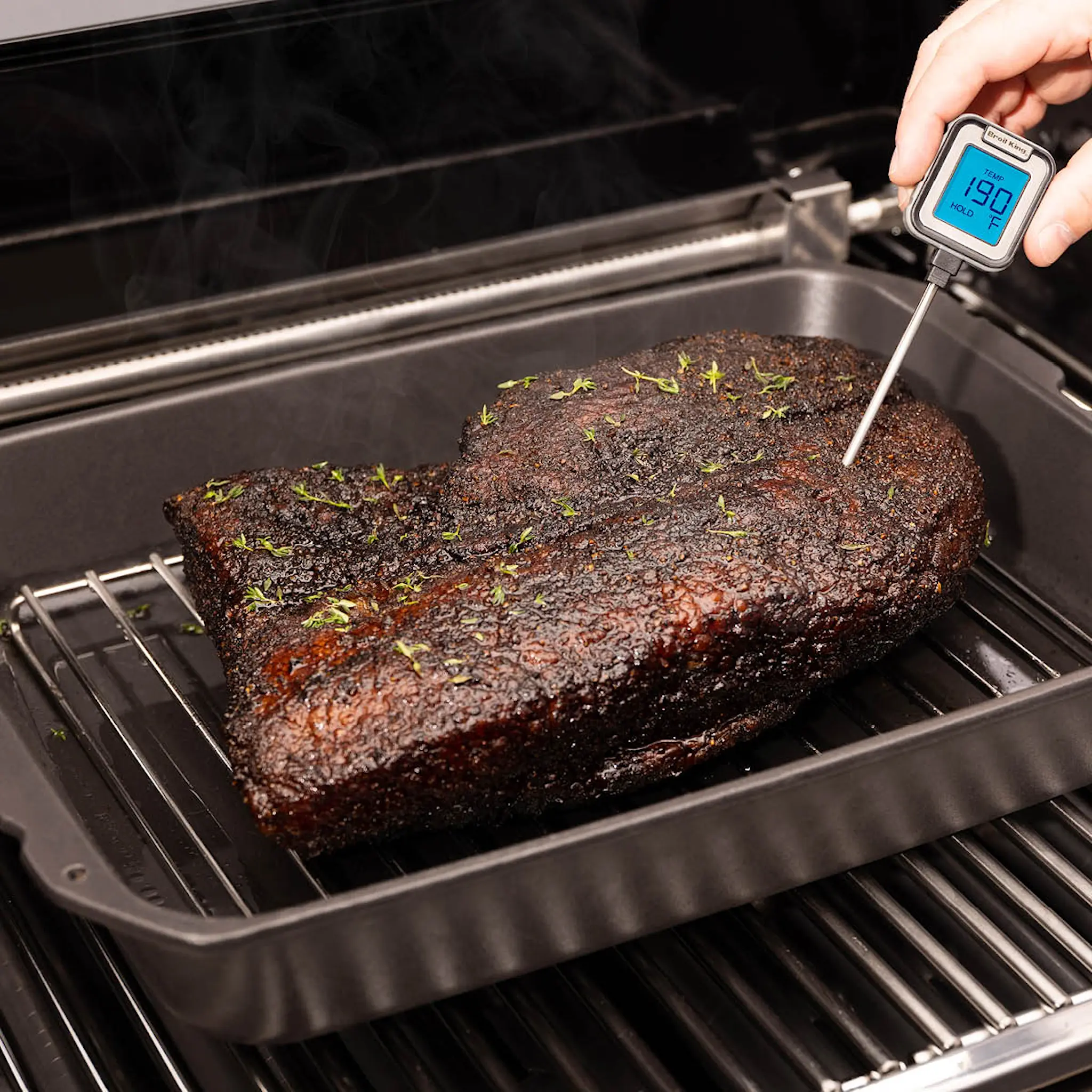 Broil King Gjutjärnsgryta king size 44x33 cm 11 L svart