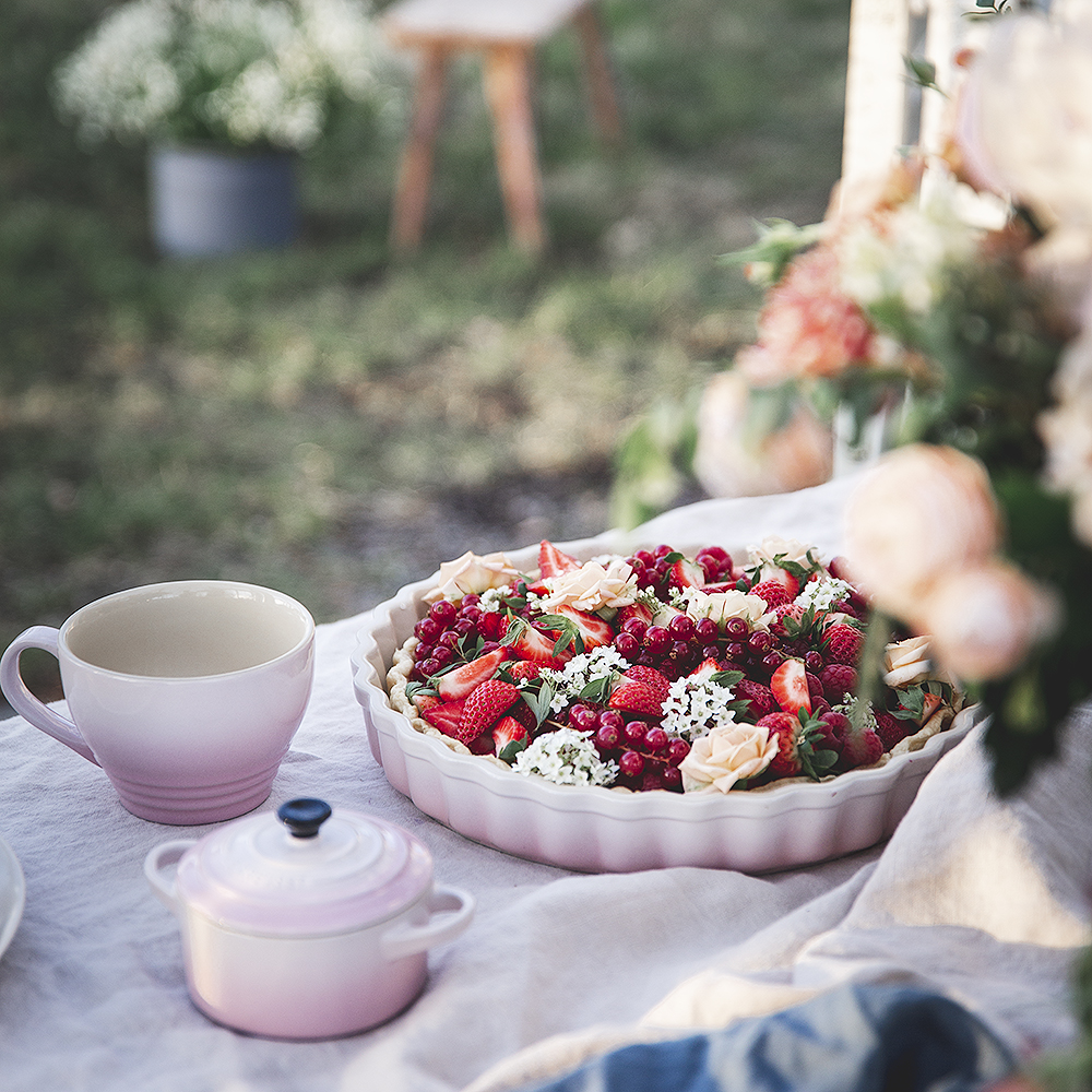 Le Creuset Paiform 28 cm 2,1L shell pink