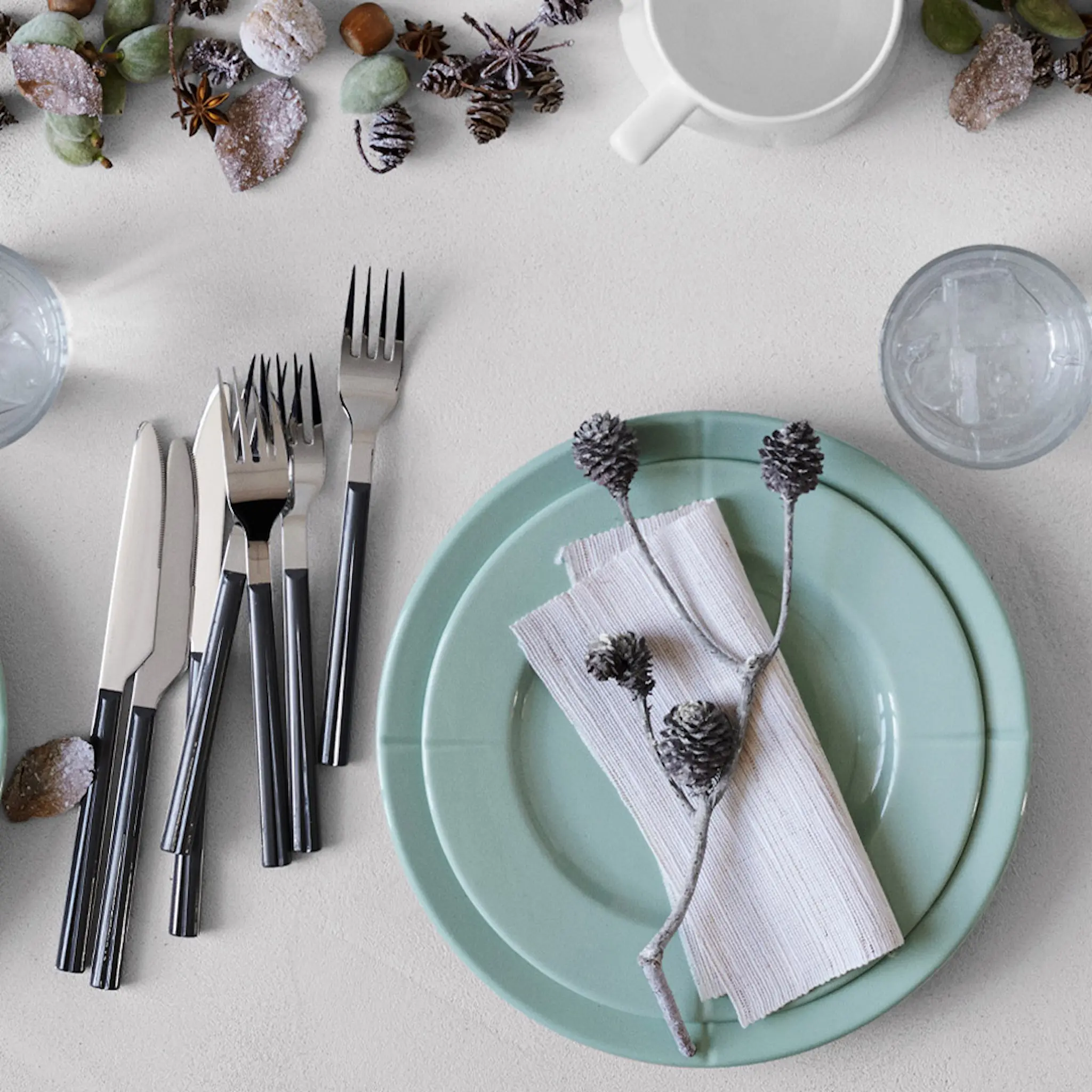 Rosendahl Grand Cru Bistro Aterimet 16 osaa Ash Grey