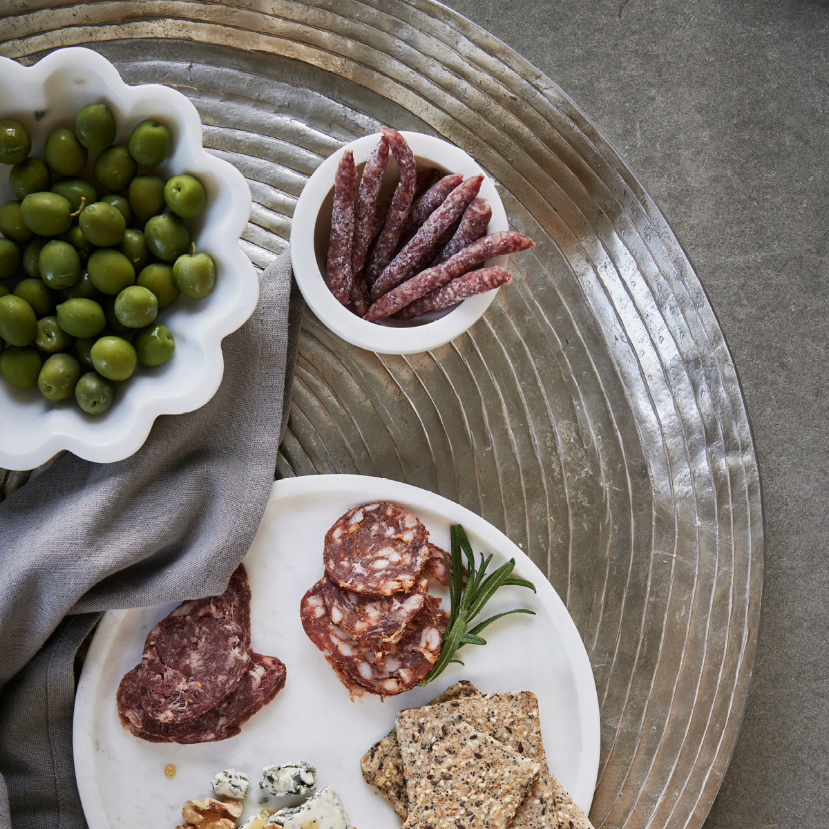 Lene Bjerre Ellia skål 20x20 cm hvit