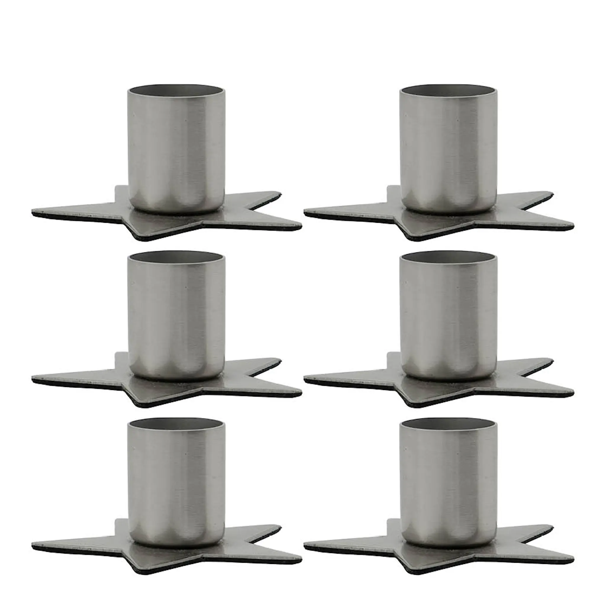 House Doctor Stage Kynttilänjalka 6 kpl Hopea
