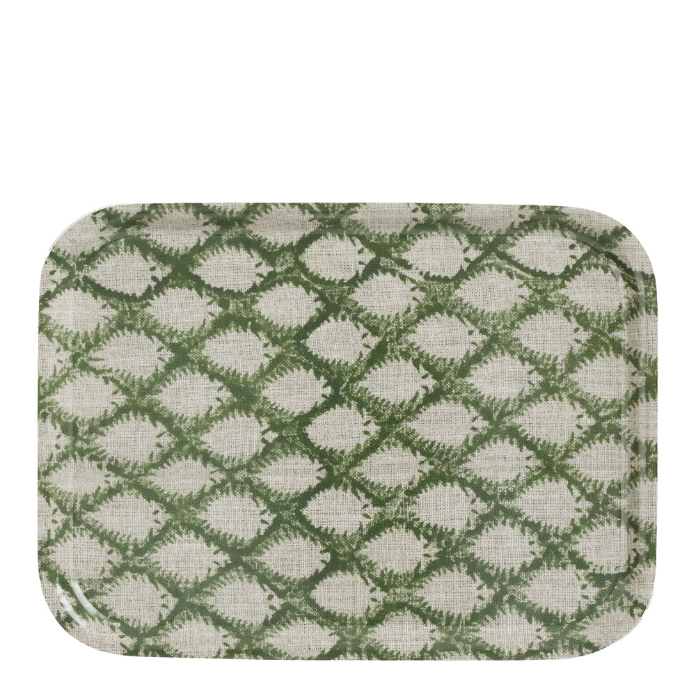 Chamois Cypress bricka 27x20 cm grön