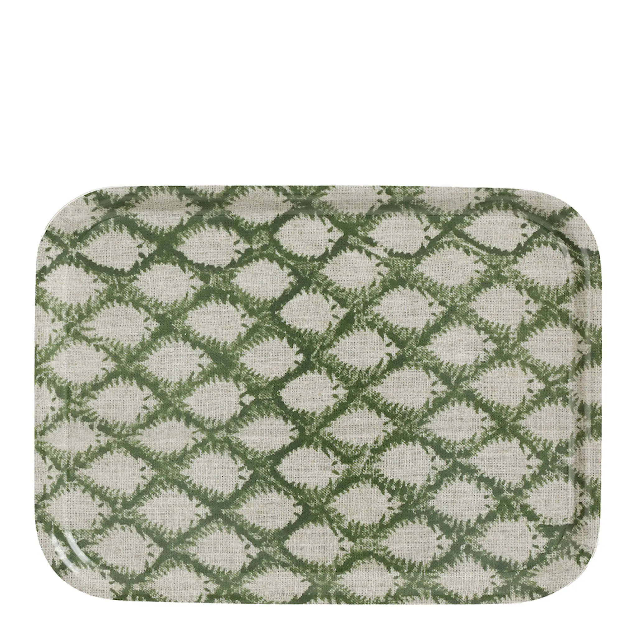 Chamois Cypress bricka 27x20 cm grön