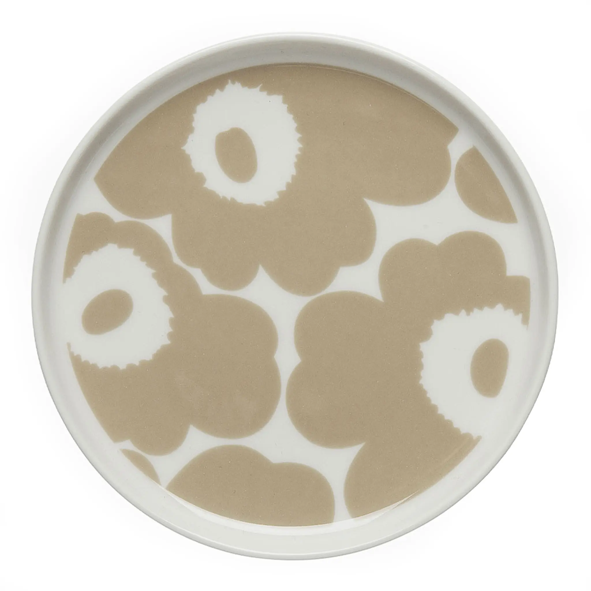 Marimekko Unikko Tallrik 13,5 cm Beige/Vit