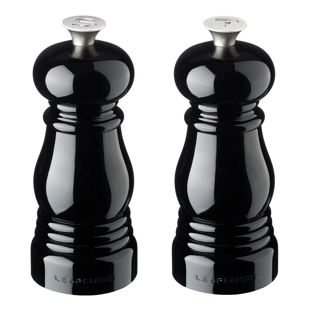 Suola- ja pippurimylly 11 cm Musta