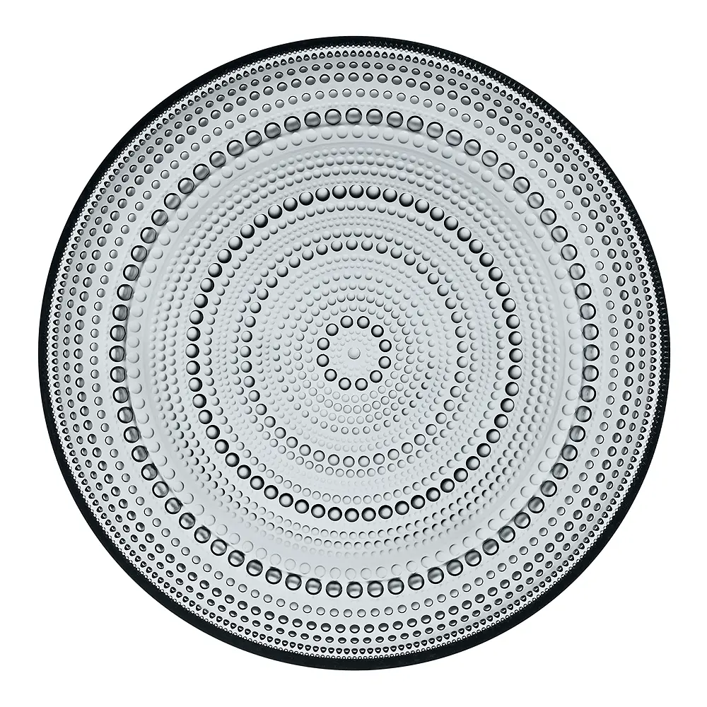 Kastehelmi tallerken 24,8 cm grå