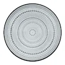 Kastehelmi tallrik 24,8 cm grå