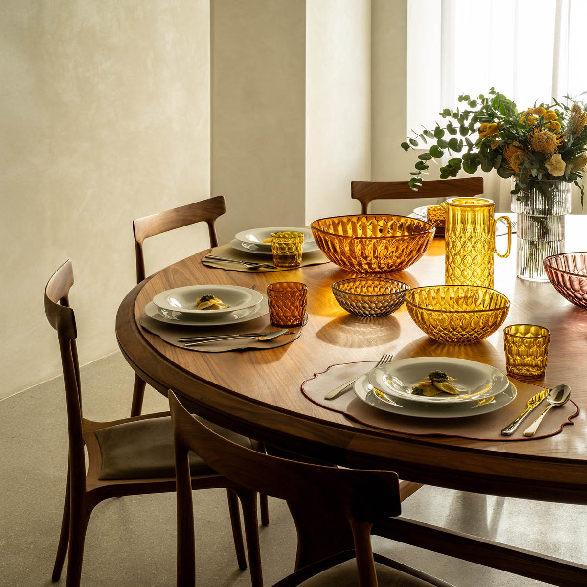 Guzzini Vanity skål 2,1 L 21 cm bioplast Saffron yellow