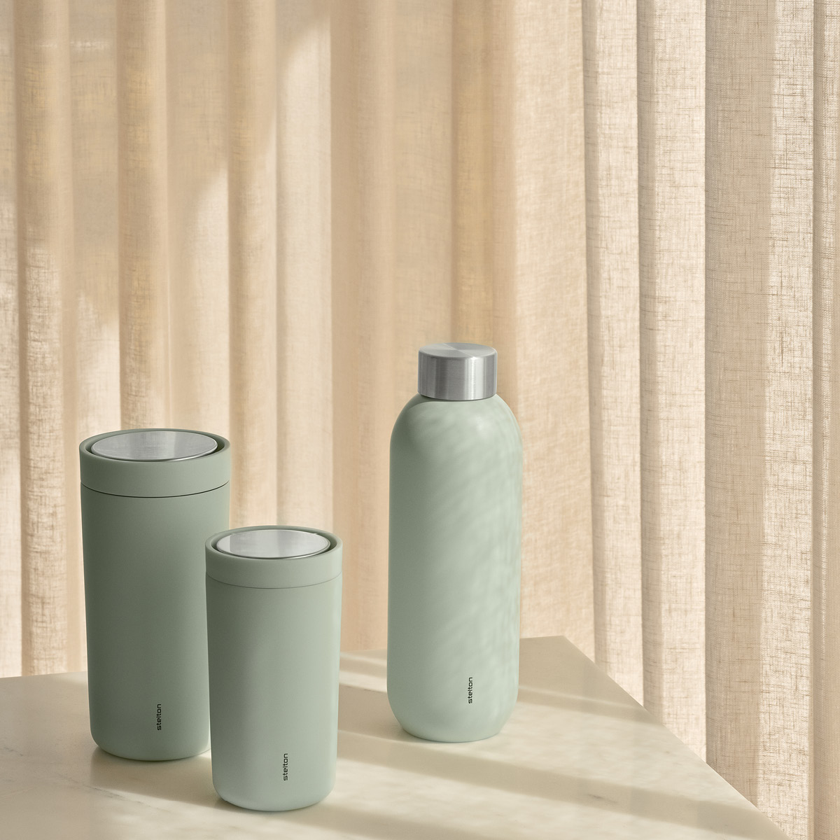 Stelton Keep Cool termoflaska 0,6 L minty moss