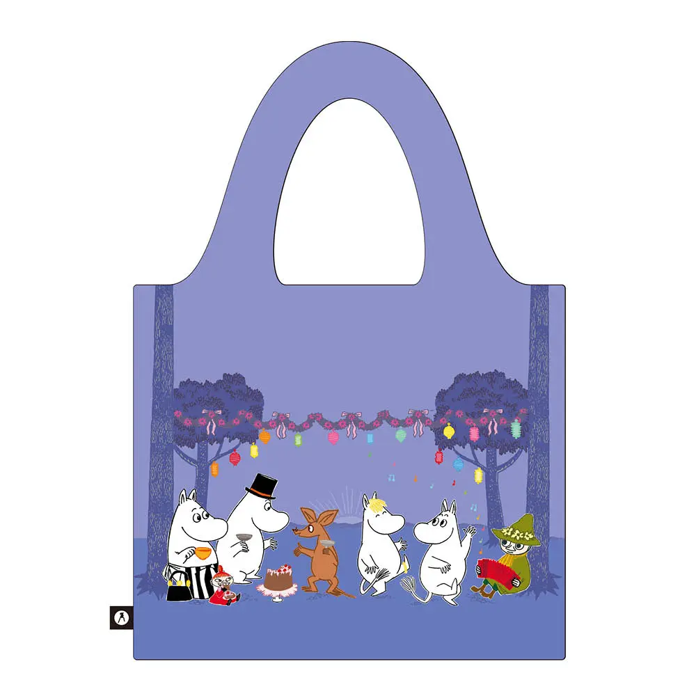 Muumi Ostoskassi Juhlat 20L Violetti