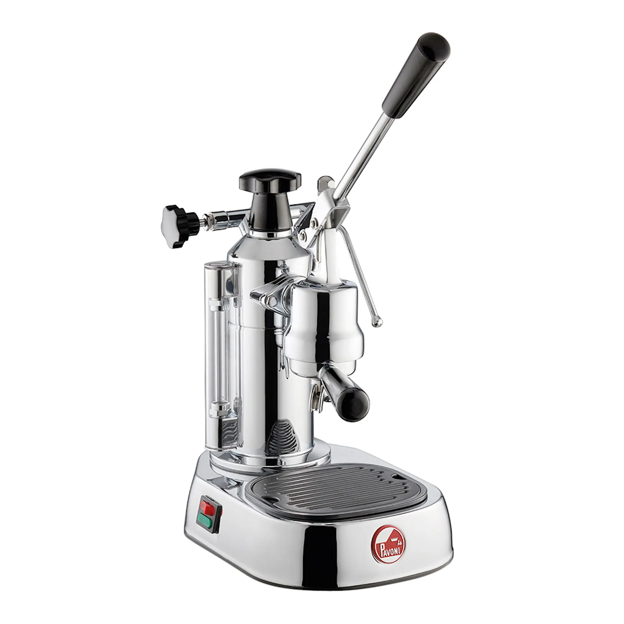 La Pavoni Europiccola Manuell Kaffemaskin med Hävarm Mässing/Svart