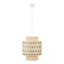 Ano pendellampa 52 cm beige/brun